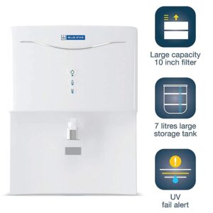 Blue Star Aristo RO+UV 7-Litre Water Purifier,White, AR4WHAM01