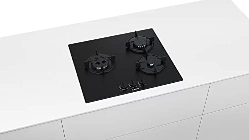 Bosch Serie 4 Gas hob 60 cm Tempered Glass 3 Burner Gas Hob