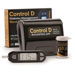 Control D Glucometer with 50 Strips