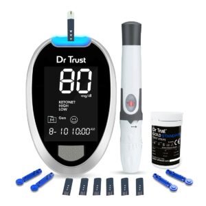 Dr TrustFully Automatic Blood Sugar Testing Glucometer Machine