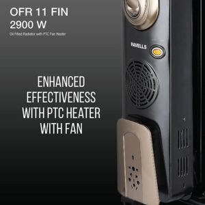 Havells OFR - 11Fin 2900-Watt PTC Fan Heater