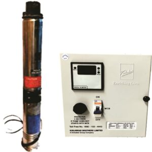 Kirloskar Submersible Pump 1HP With Control Panel Single Phase