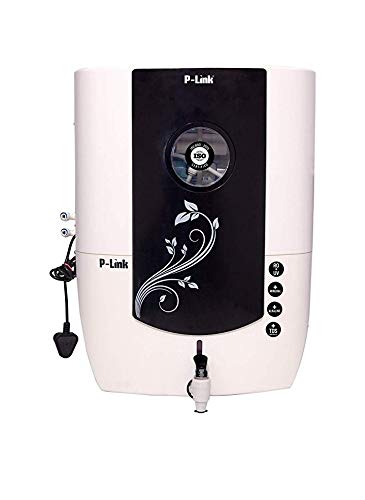 P-Link Black Edition RO + UV + ALKALINE + TDS 12Liter Water Purifier